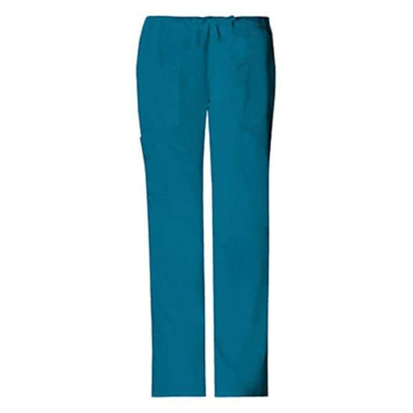 Cherokee Scrub Pant 55% Cot / 42% Plystr / 3% Spndx 4 Pkts XS Crbbn Bl Womens Ea