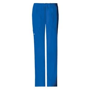 Cherokee Scrub Pant Poly/Ctn/Spndx 4 Pockets Large Royal Blue Womens Ea