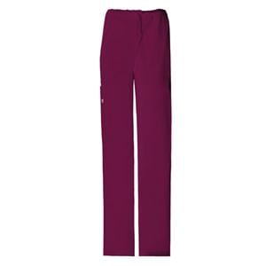 Cherokee Scrub Pant Poly/Ctn/Spndx 4 Pockets X-Large Wine Unisex Ea