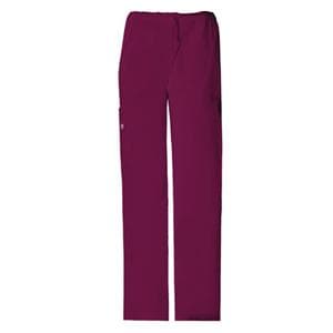 Cherokee Scrub Pant 4 Pockets X-Small Wine Unisex Ea