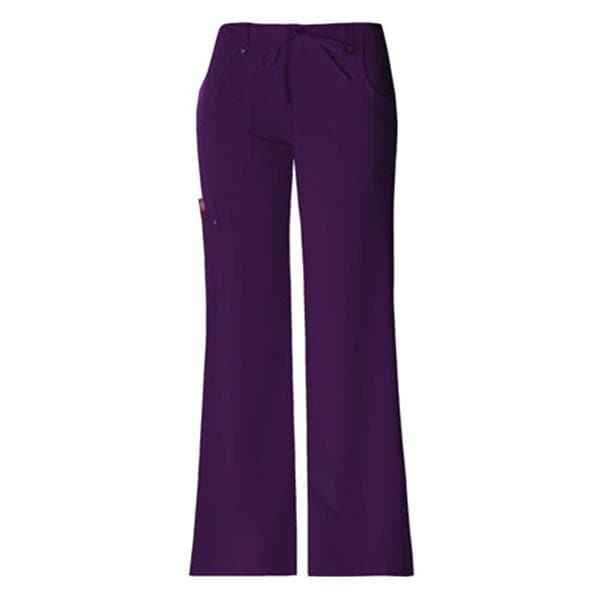 Dickies Scrub Pant 3 Pockets X-Small Eggplant Womens Ea