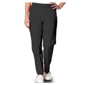 Fashion Poplin Scrub Pant 2 Pockets Small Black Womens Ea