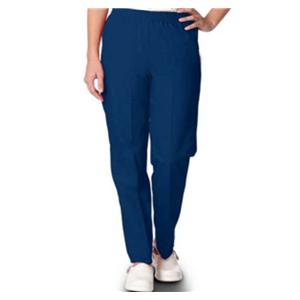 Fashion Poplin Scrub Pant 2 Pockets X-Small Navy Womens Ea