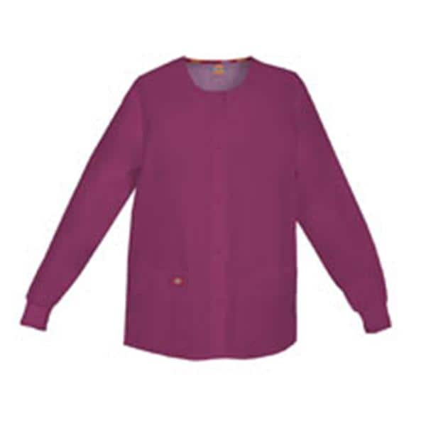 Warm-Up Jacket 2 Pockets 5X Large Wine Womens Ea