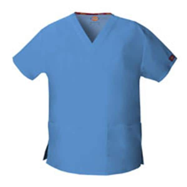 Dickies Scrub Top V-Neck X-Large Ceil Blue Ea