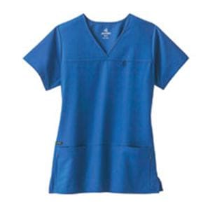 Jockey Scrub Shirt 4 Pockets 3X Large Royal Blue Womens Ea