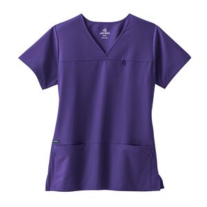 Jockey Scrub Shirt 4 Pockets 3X Large Purple Womens Ea