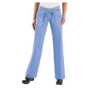 Scrub Pant Multiple Pockets 3X Large Ceil Blue Womens Ea