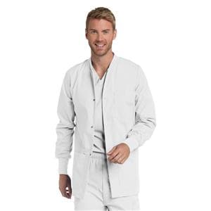 Urbane Warm-Up Jacket Medium White Mens Ea