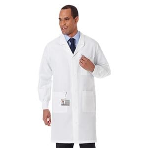 META Lab Coat 3 Pockets Long Sleeves Medium White Unisex Ea