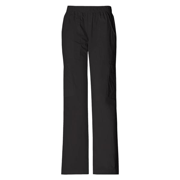 Cherokee Scrub Pant Poly/Ctn/Spndx 5 Pockets Medium Black Womens Ea