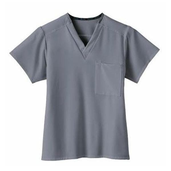 Jockey Scrub Shirt V-Neck Small Pewter Unisex Ea