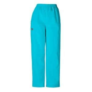 Scrub Pant 4 Pockets Large Turquoise Womens Ea