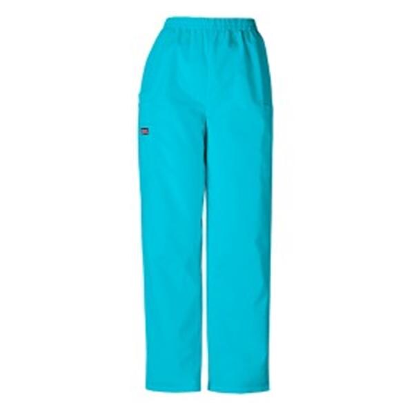 Scrub Pant 4 Pockets Large Turquoise Womens Ea