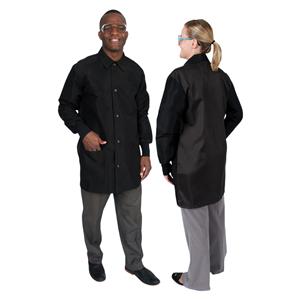 DenLine Protection Plus Mid-Length Jacket Lng Tprd Slves 34 in 3X Large Blk Ea