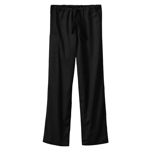 Scrub Pant 2 Pockets 3X Large Black Unisex Ea