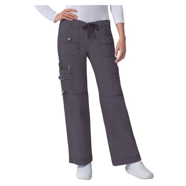 Dickies Scrub Pant Poly/Ctn/Spndx 4 Pockets 2X Large Pewter Womens Ea