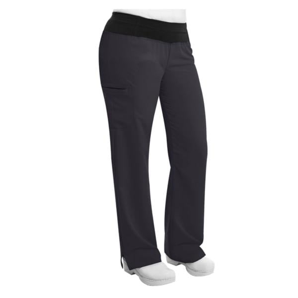 Jockey Scrub Pant 1 Pocket Medium Charcoal Womens Ea