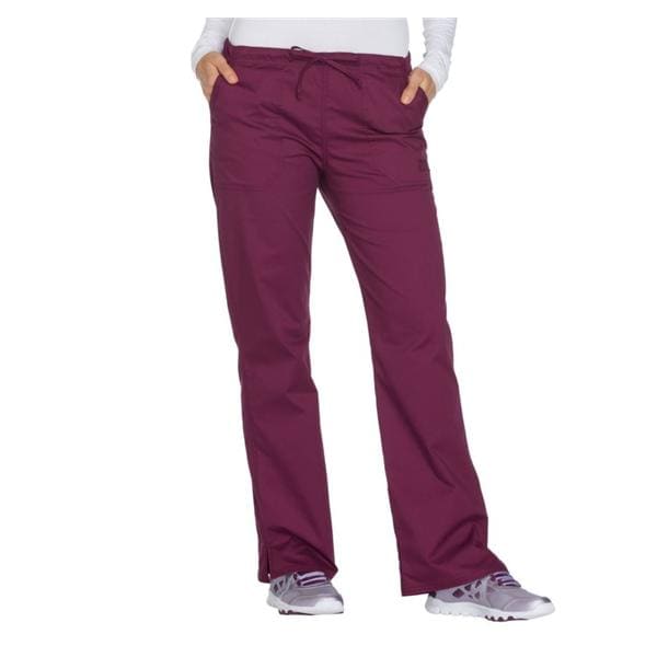 Scrub Pant 5 Pockets Medium Wine Ea