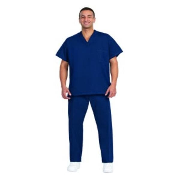 Scrub Pant 3 Pockets Small Navy Unisex Ea