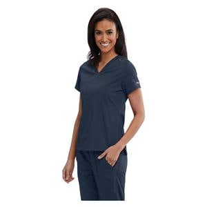 Bree Scrub Top V-Neck 1 Pocket Large Gray Ea