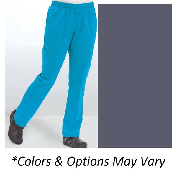 SimplySoft Scrub Pant 65% Plstr/35% Ctn 5 Pockets 2X Large Pewter Womens Ea