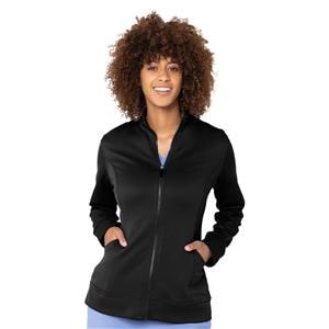 Urbane Warm-Up Jacket 3 Pockets Long Sleeves X-Small Black Womens Ea