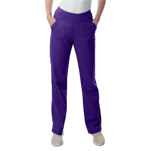 Yoga Scrub Pant Medium Grape Womens Ea