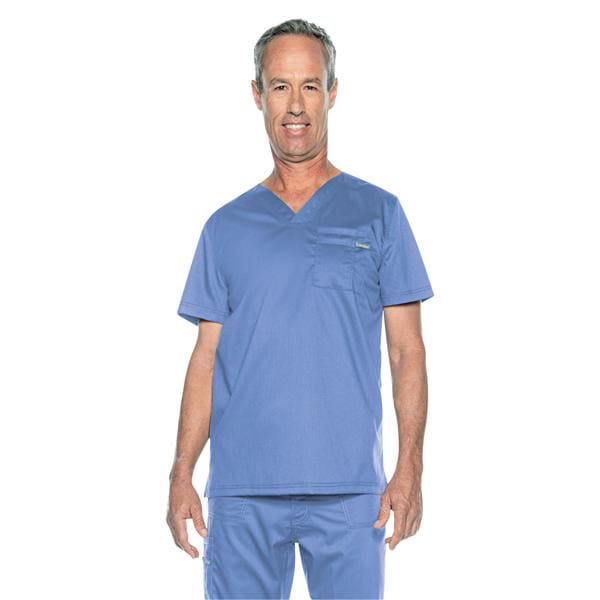 Scrub Top V-Neck Mens Ea