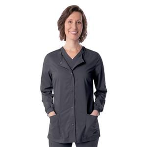 Proflex Warm-Up Jacket 3 Pockets Long Sleeves / Knit Cuff Small Grpht Womens Ea