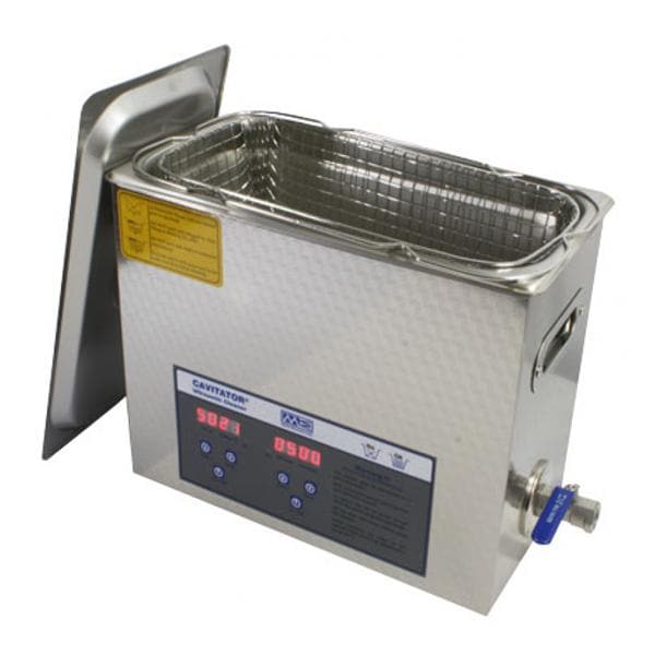 Cavitator Ultrasonic Cleaning Unit 1.6 Gallons Heat Drain Ea