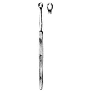 Fox Dermal Curette 5-1/2" Stainless Steel Non-Sterile Reusable Ea