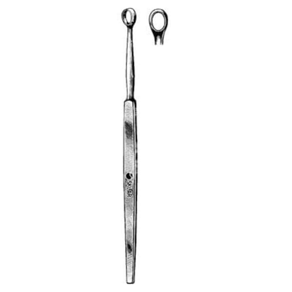 Fox Dermal Curette 5-1/2" Stainless Steel Non-Sterile Reusable Ea