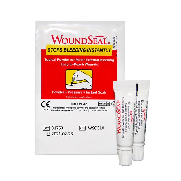 WoundSeal Topical Powder Quick Relief Powder Sterile 2/Pk