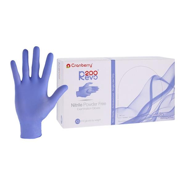 R200 Nitrile Exam Gloves X-Small Violet Blue Non-Sterile