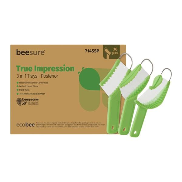 BeeSure Impression Tray Rigid Quadrant 36/Bx