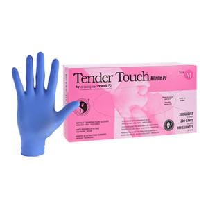 SemperCare Tender Touch Nitrile Exam Gloves Medium Violet Blue Non-Sterile, 10 BX/CA