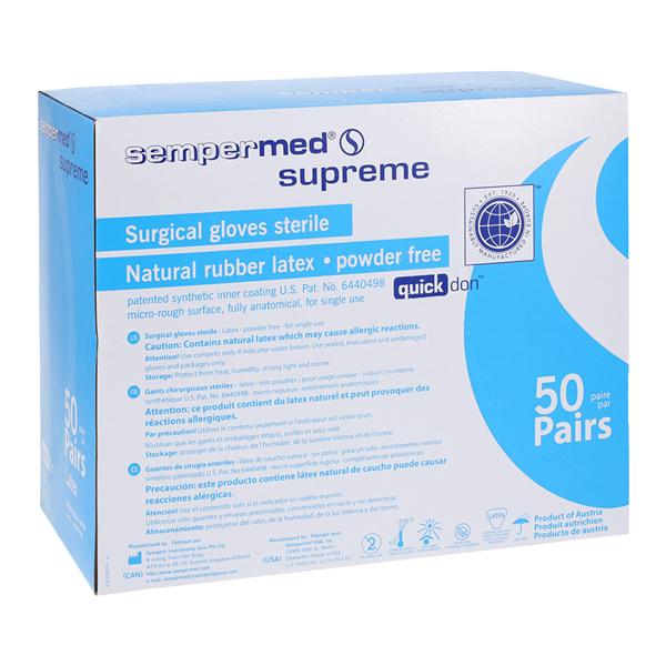 Sempermed Supreme Surgical Gloves 9 Cream