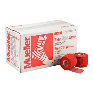 Tear-Light Athletic Tape Elastic 2"x7.5yd Red 24/Ca