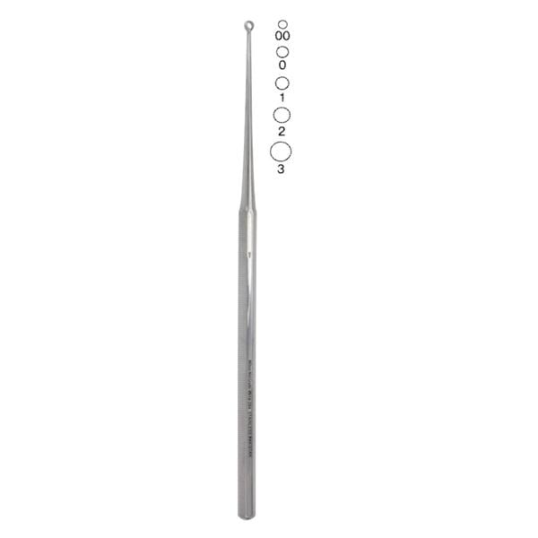 Vantage Buck Ear Curette 6-1/2" Stainless Steel EA