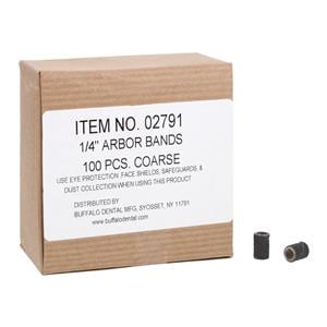 Arborbands 1/4" Coarse 100/Bx