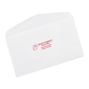 Reply Envelopes #6 1/4 Gummed Flap White With Logo 500/Bx