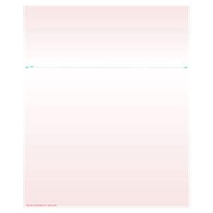 Laser Statement Paper Pastel Pink With Perforated Remittance Stub 500/Pk