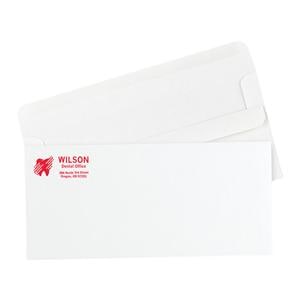 Business Envelopes #10 Flip N Seal White With Logo 500/Bx