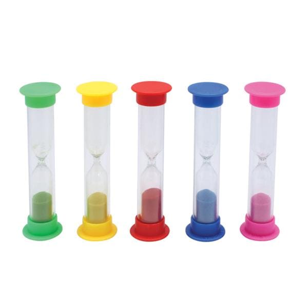 2 Minutes Brushing Timer 3.5 in Assorted Colors 50/Pk