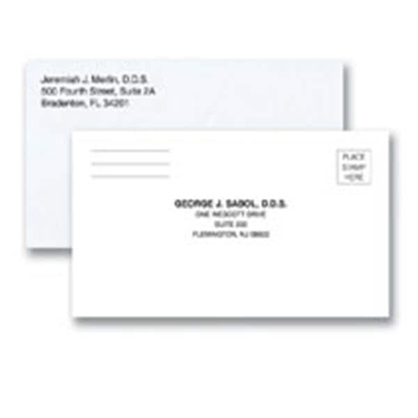 Reply Envelopes #6 3/4 Gummed Flap Blue With Logo 500/Bx