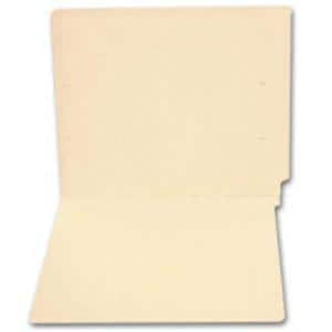 11 Pt End-Tab Folder No Fastener Orange 100/Bx