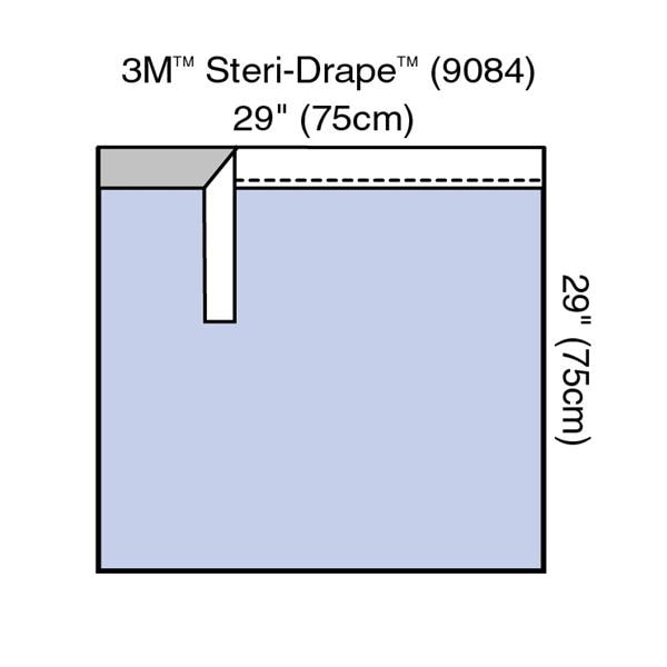 Steri-Drape 75x75cm Non-Sterile Surgical Drape/towel Non-Fenestrated