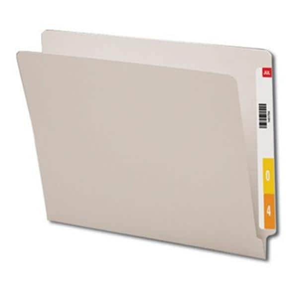 Top-Tab Colored Folder Gray 11Pt Letter 100/Bx 100/Bx