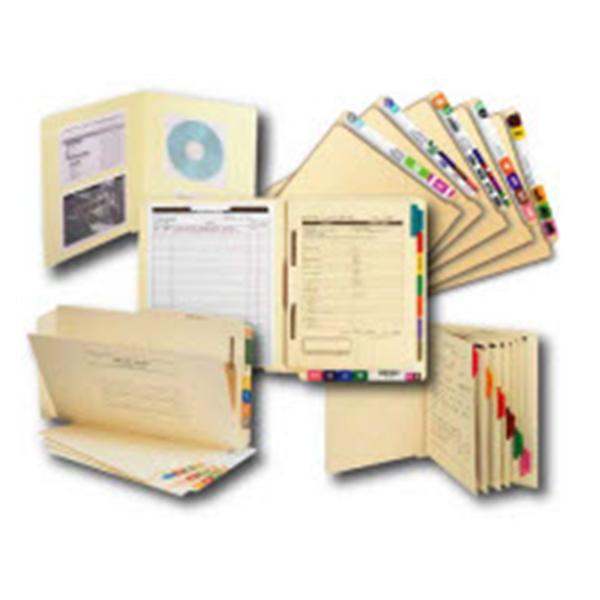 Top-Tab Colored Folder Yellow 11Pt Letter 100/Bx 100/Bx